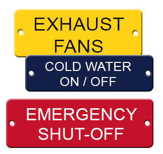 Engraved Rectangle Plastic Tags in Many Sizes and Colors to Choose From at Everyday Lower Prices - NapTags.com