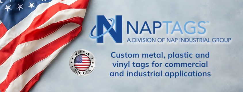 NapTags - Custom Metal, Plastic and Vinyl Tags and Labels for Commercial and Industrial Applications - NapTags.com