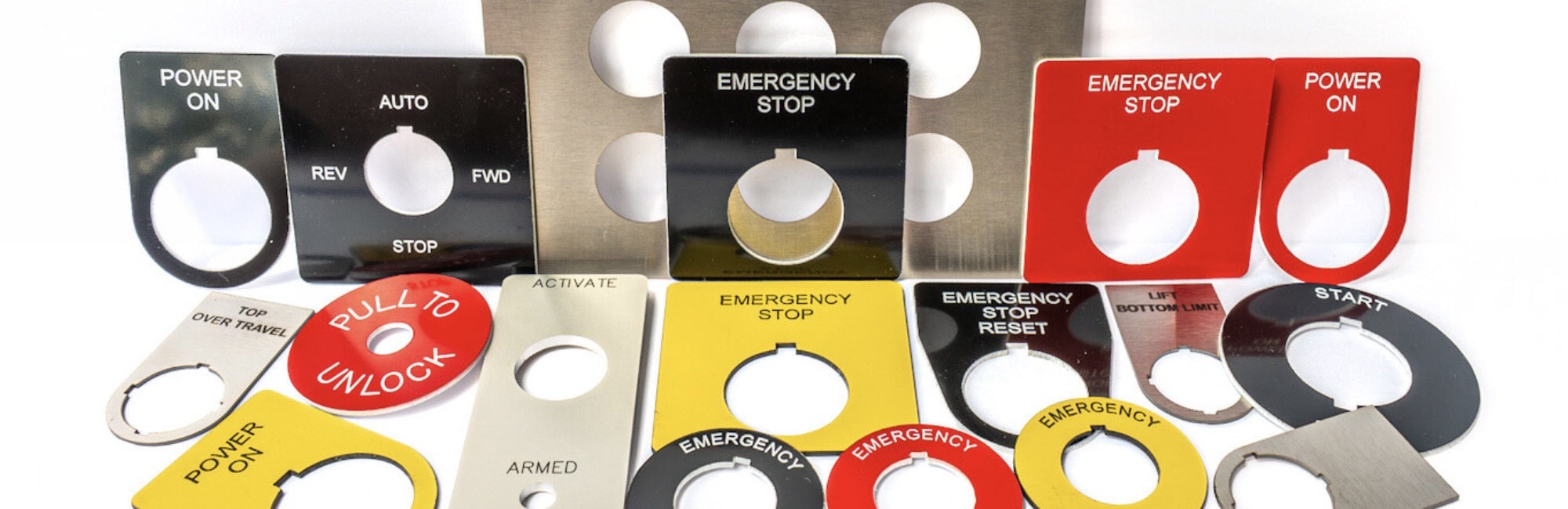 ID Plates, Legend Plates and Data Plates for Commercial and Industrial Applications - NapTags.com