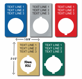 P930-B-Legend-Plates Legend plate industrial tags